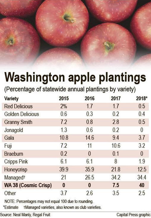 WSU's Cosmic Crisp® joins top 10 bestselling U.S. apple varieties